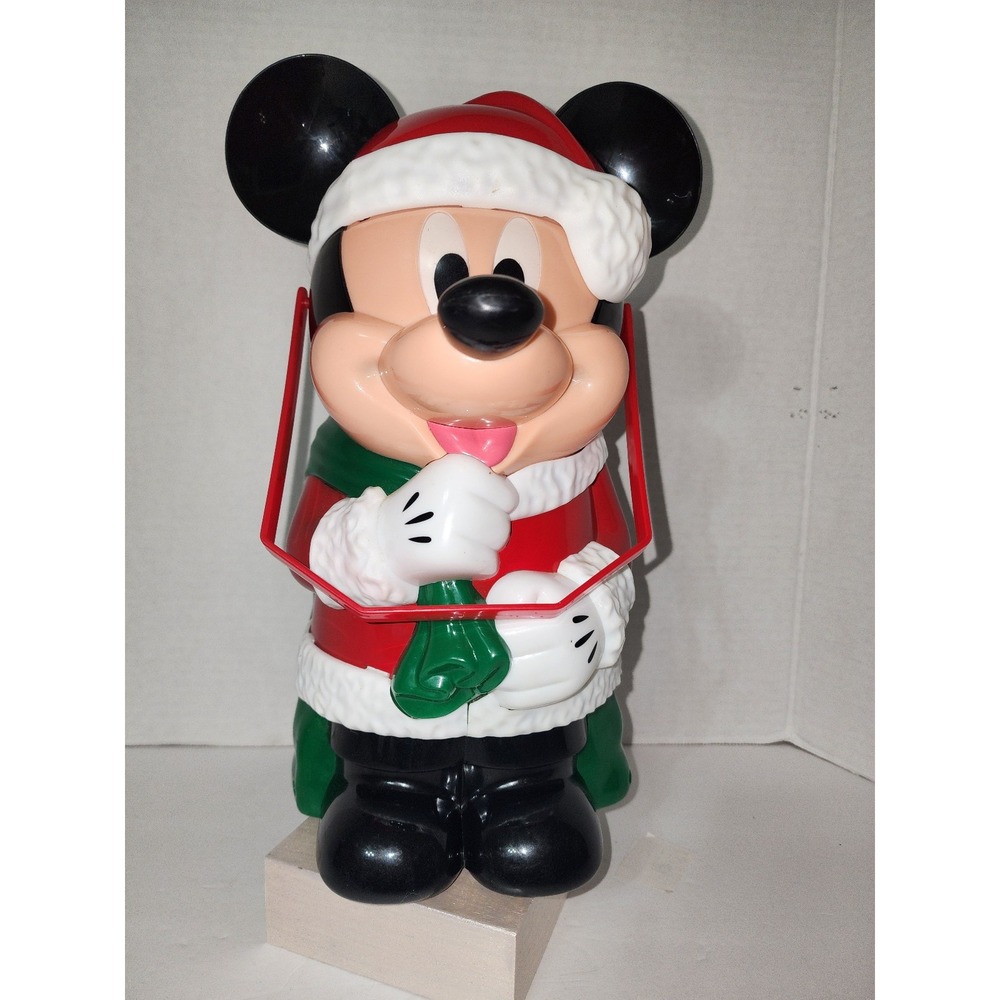 Mickey Mouse‎ Winter Fun Collectible Popcorn Bucket Disney Parks Santa